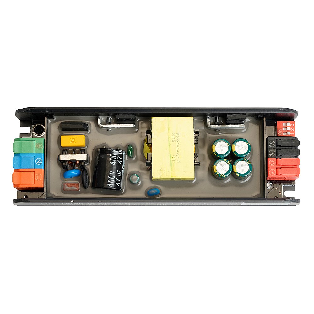 Трансформатор для светодиодной ленты с плавным пуском и диммированием 100W 24V IP20 Feron LB004 52124