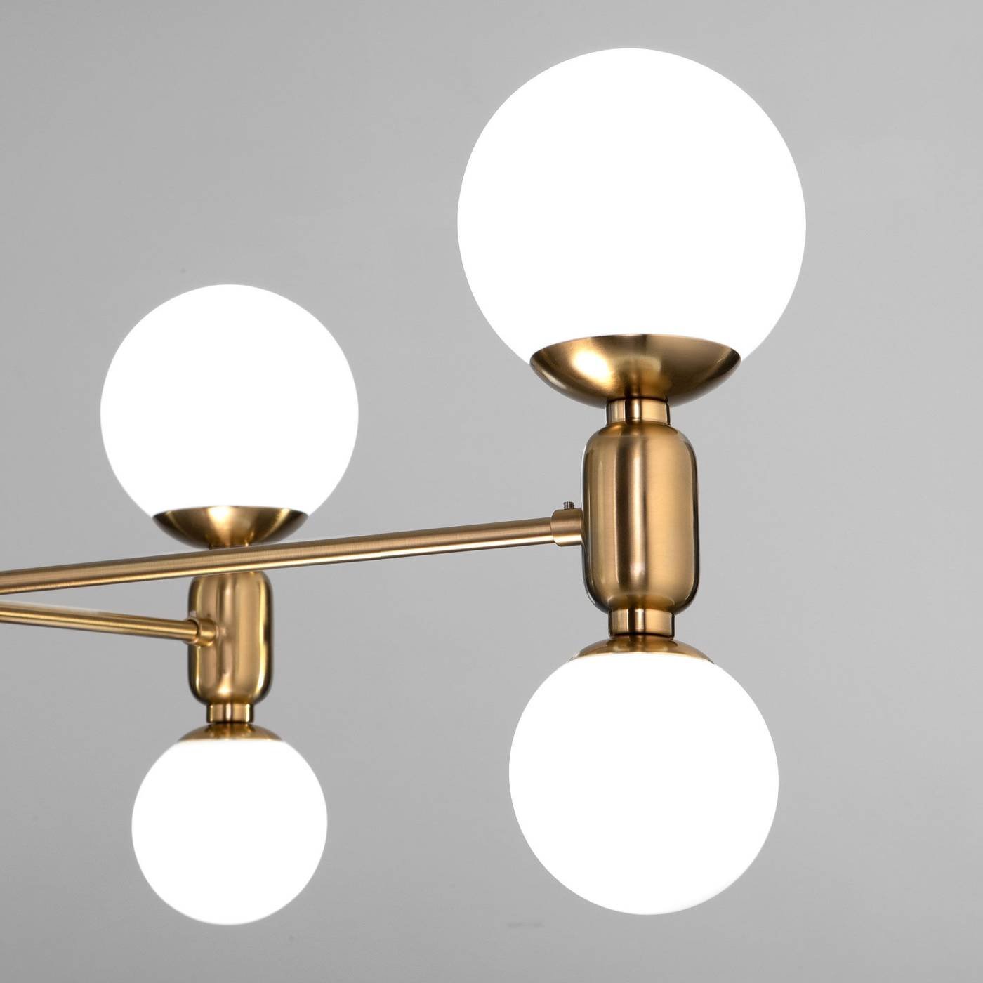 Подвесная люстра Eurosvet Bubble 30182/8 латунь Smart