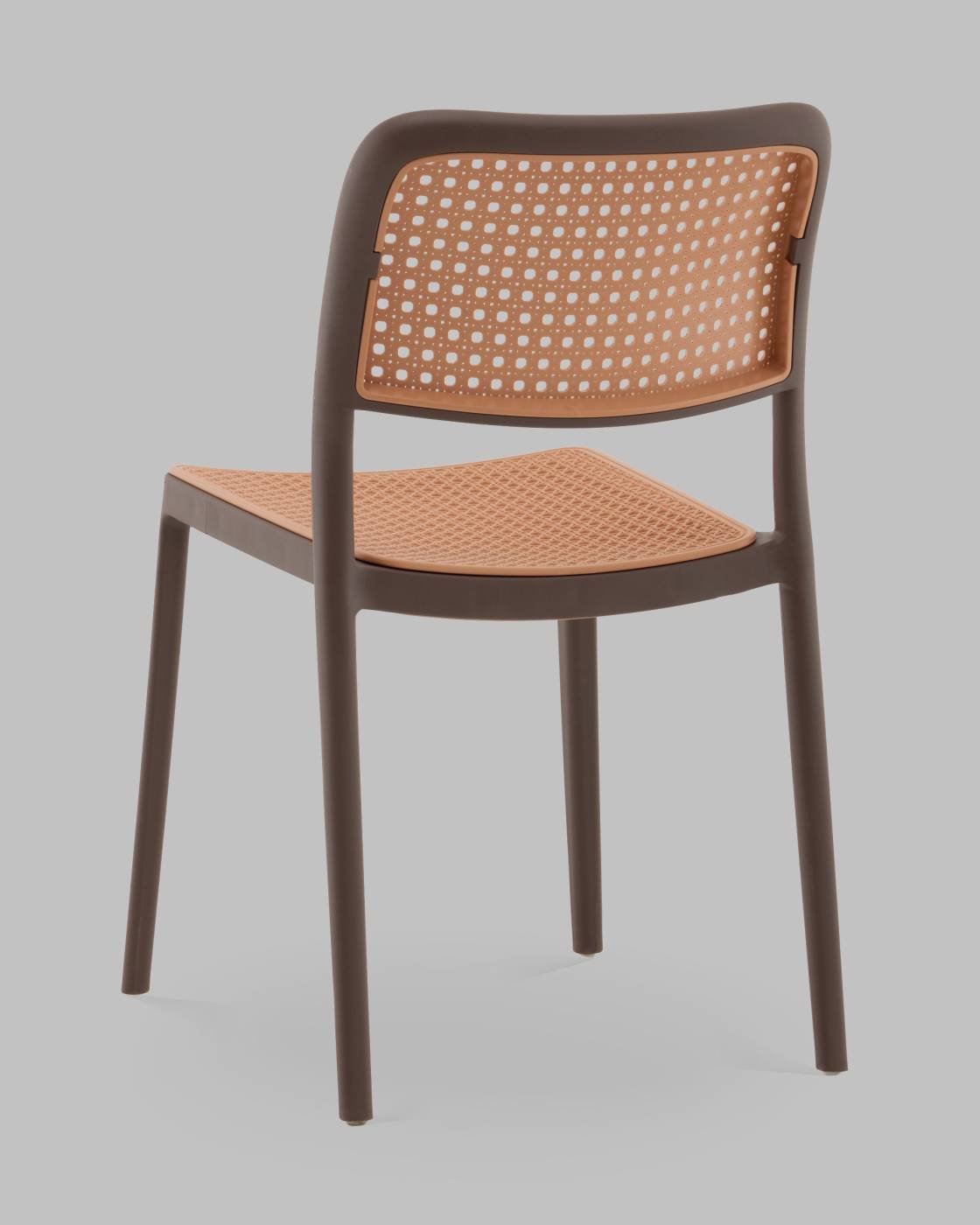 Стул пластиковый Stool Group Yona PP-296 brown 36025