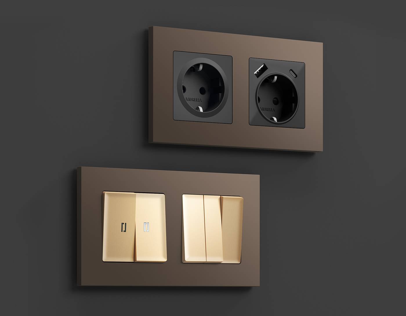 Рамка Ambrella Volt Qubi AF250634