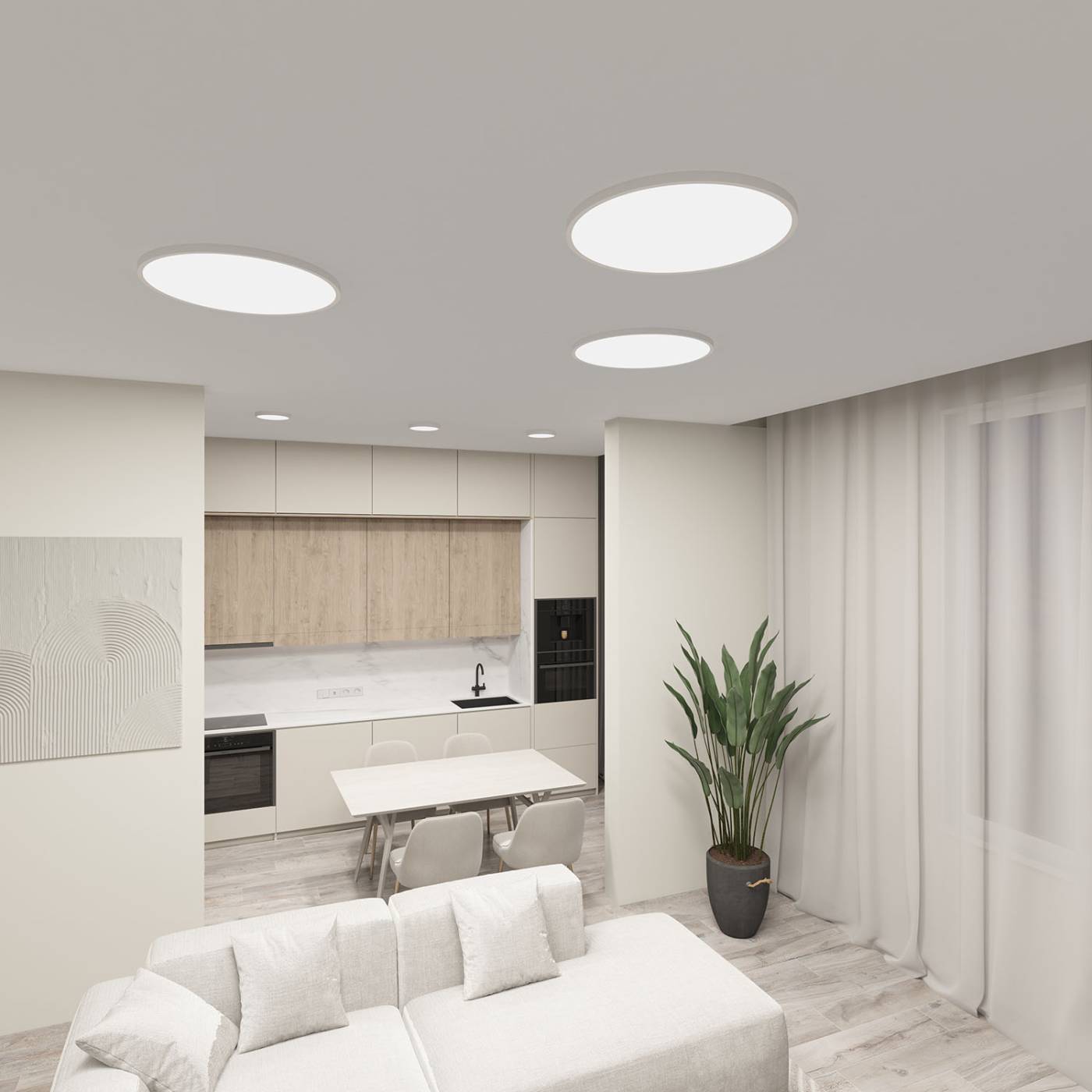 DK6524-WH Светильник потолочный Denkirs Thin DK6524-WH