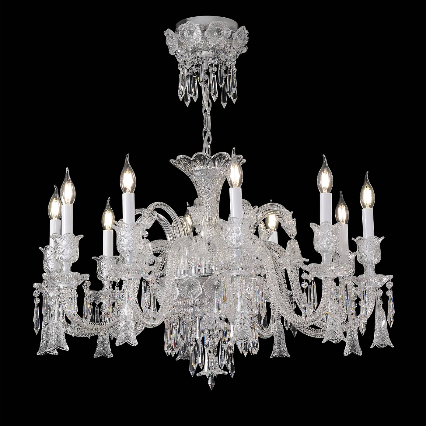 VERSAILLES SP10 CHROME Подвесная люстра VERSAILLES Crystal Lux VERSAILLES SP10 CHROME