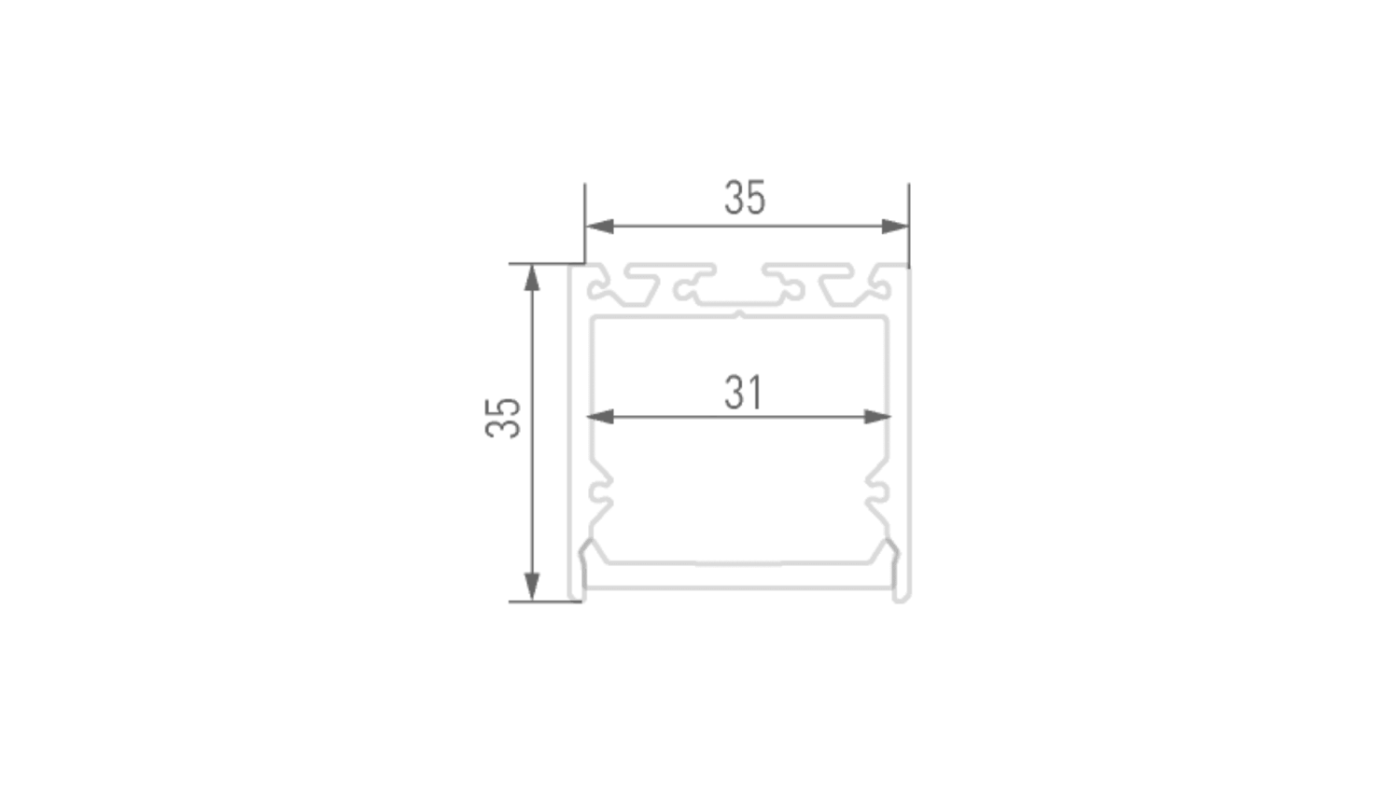 00-00010365 Профиль LS SWG DesignLed 00-00010365