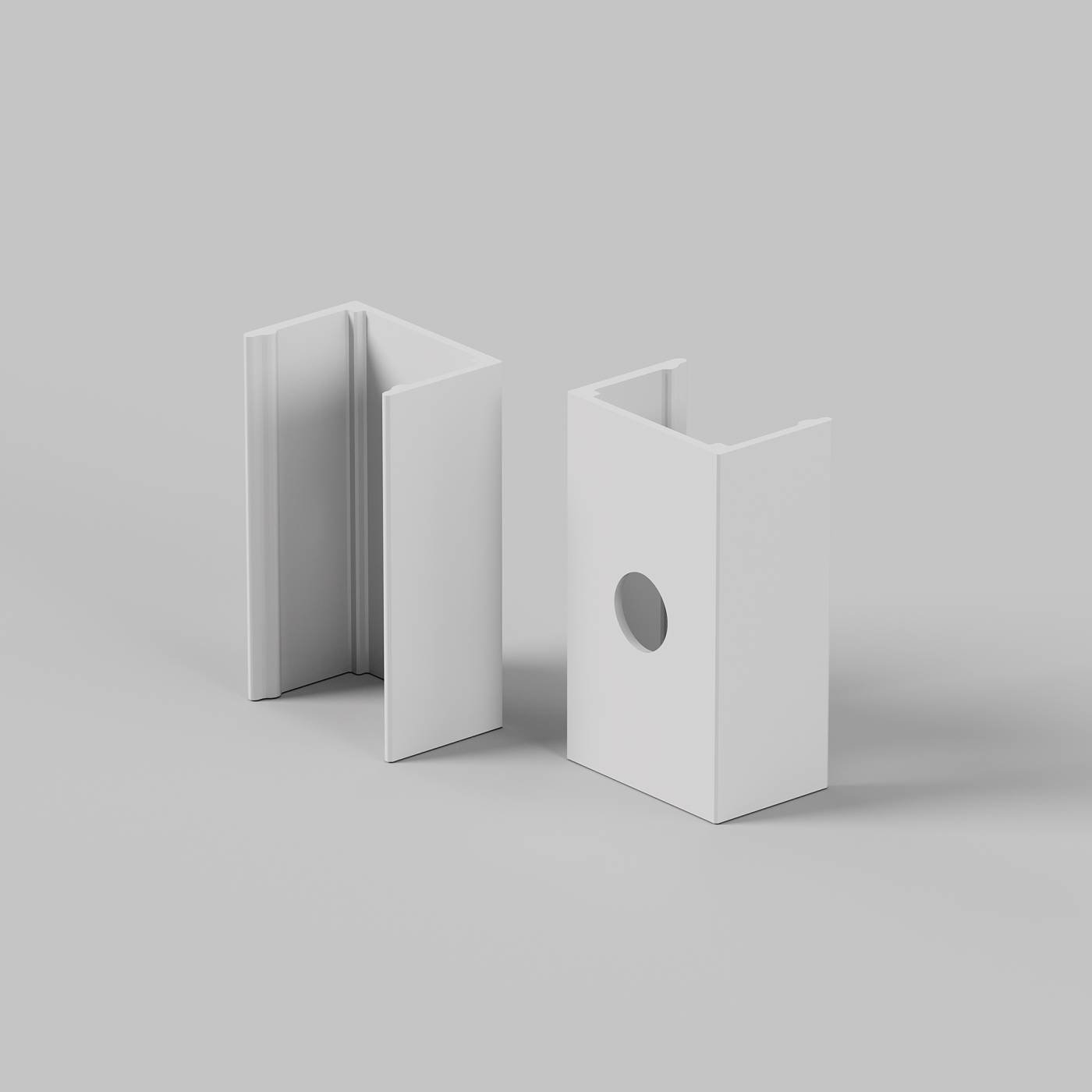 432050 Клипсы для гибкого неона 18x16 мм 2 шт. Maytoni Изгиб 3D 432050