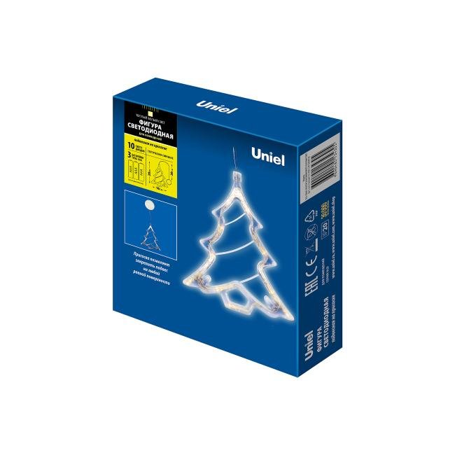 ULD-H1620-010/STA/3AAA WARM WHITE IP20 XMAS TREE Новогоднее украшение Uniel ULD-H1620-010/STA/3AAA WARM WHITE IP20 XMAS TREE