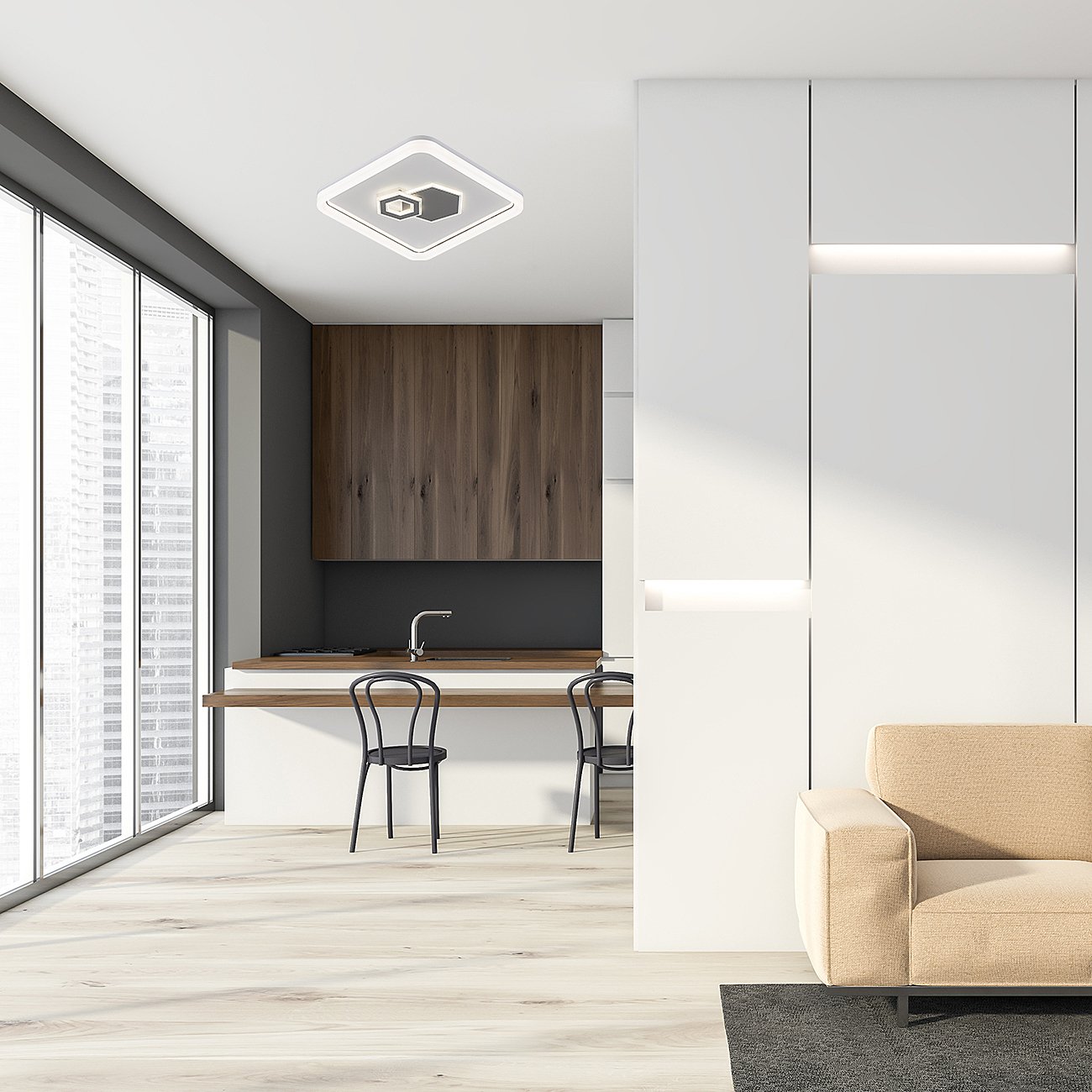 10219/SG LED Потолочная люстра Escada Zodiac 10219/SG LED