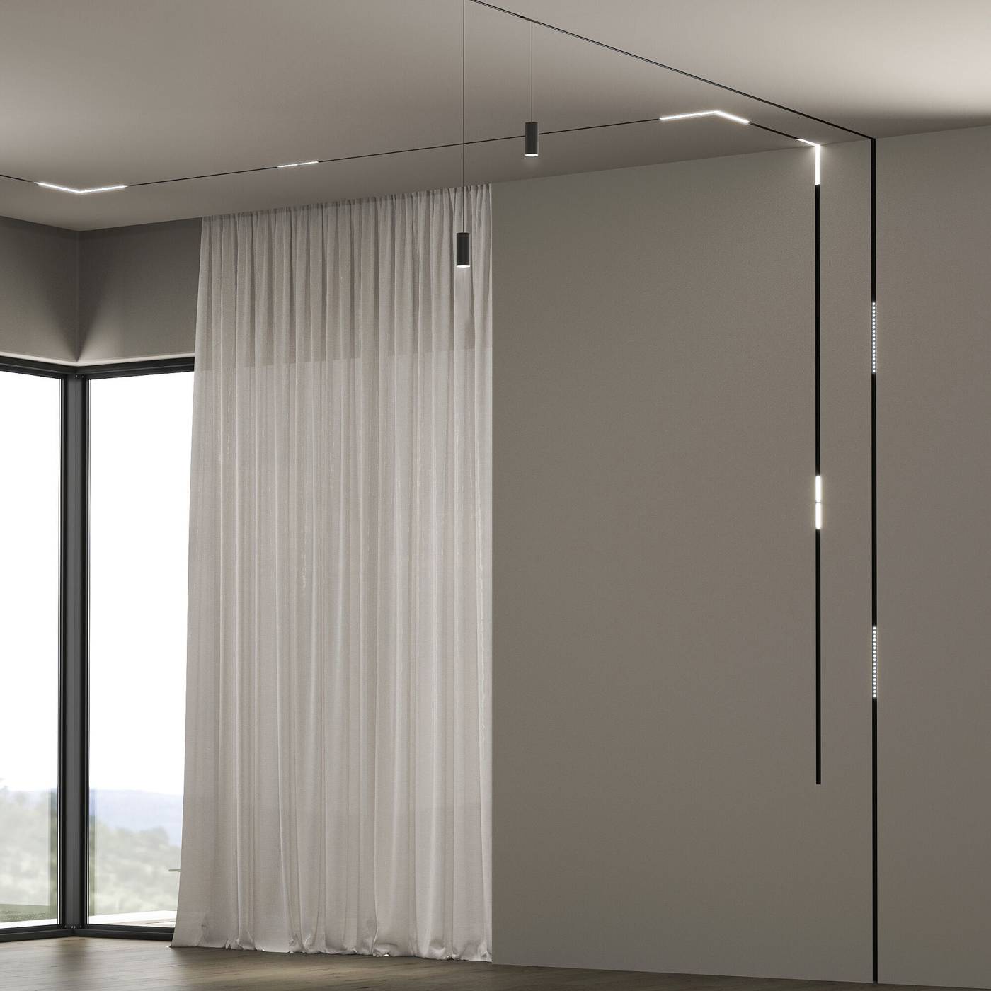 Slim Magnetic Трековый светильник 12W 4200K Amend (чёрный) 85519/01 Трековый светильник Elektrostandard Slim Magnetic Slim Magnetic Трековый светильник 12W 4200K Amend (чёрный) 85519/01