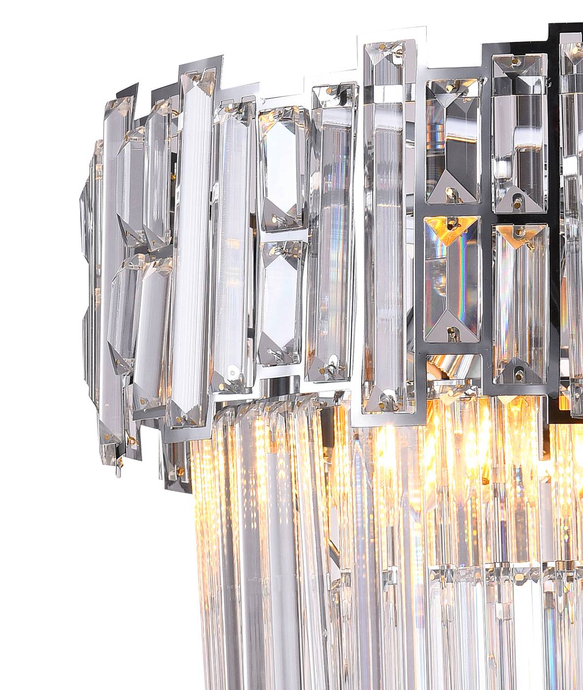 ROSSANA 81425/8C CHROME Подвесная люстра Natali Kovaltseva Rossana ROSSANA 81425/8C CHROME
