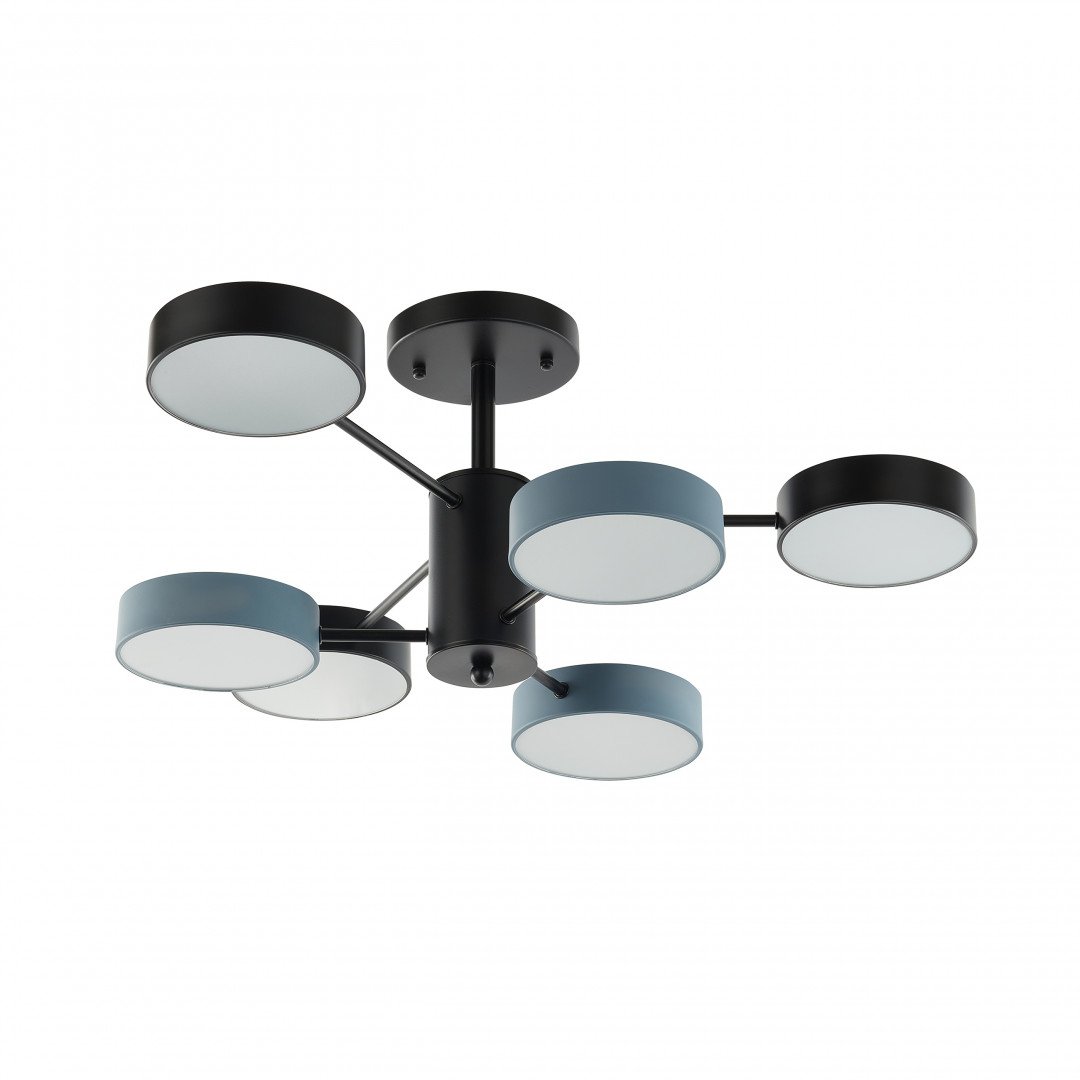 Потолочная люстра Arte Milano Ferrara 250906/6B Bk/Gr