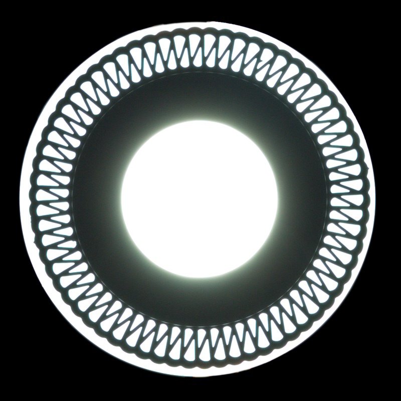 Встраиваемый светильник Reluce 63903-9.0-001RD LED3+3W BK
