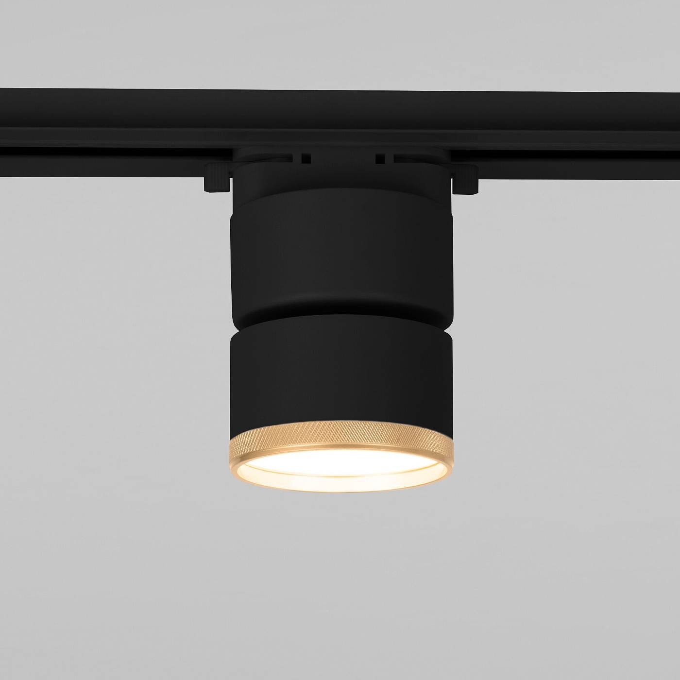 Трековый светильник Elektrostandard Impact Impact чёрный матовый/золото 10W 4200K (85514/01) однофазный