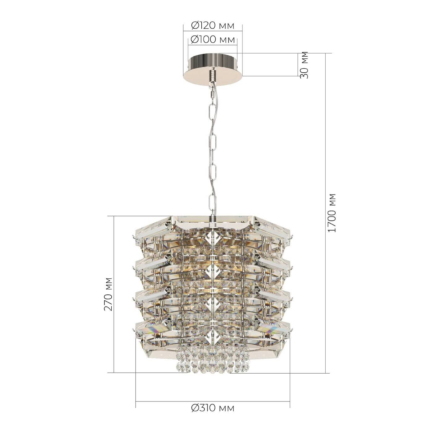 Подвесная люстра ST Luce Strozzi SL6137.103.04