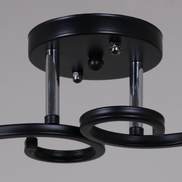Потолочная люстра 06089-0.3-02 BK+CR