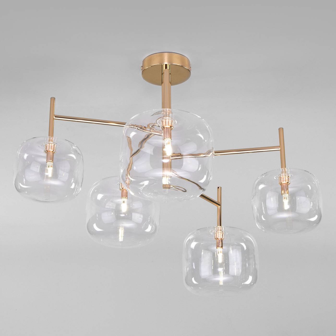 Потолочная люстра Eurosvet Jar 70128/5 золото