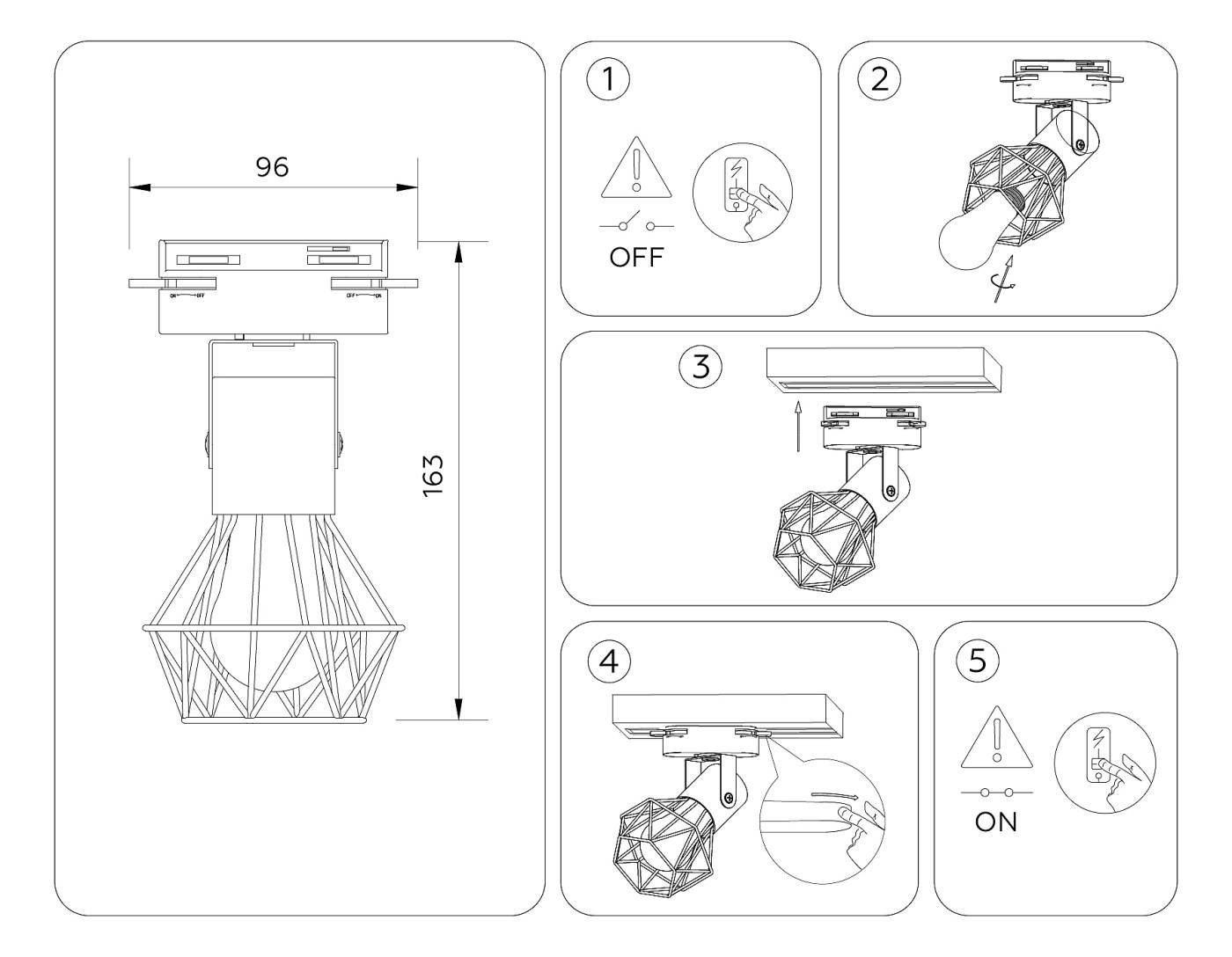 GL5002 Трековый светильник Ambrella Track System GL5002