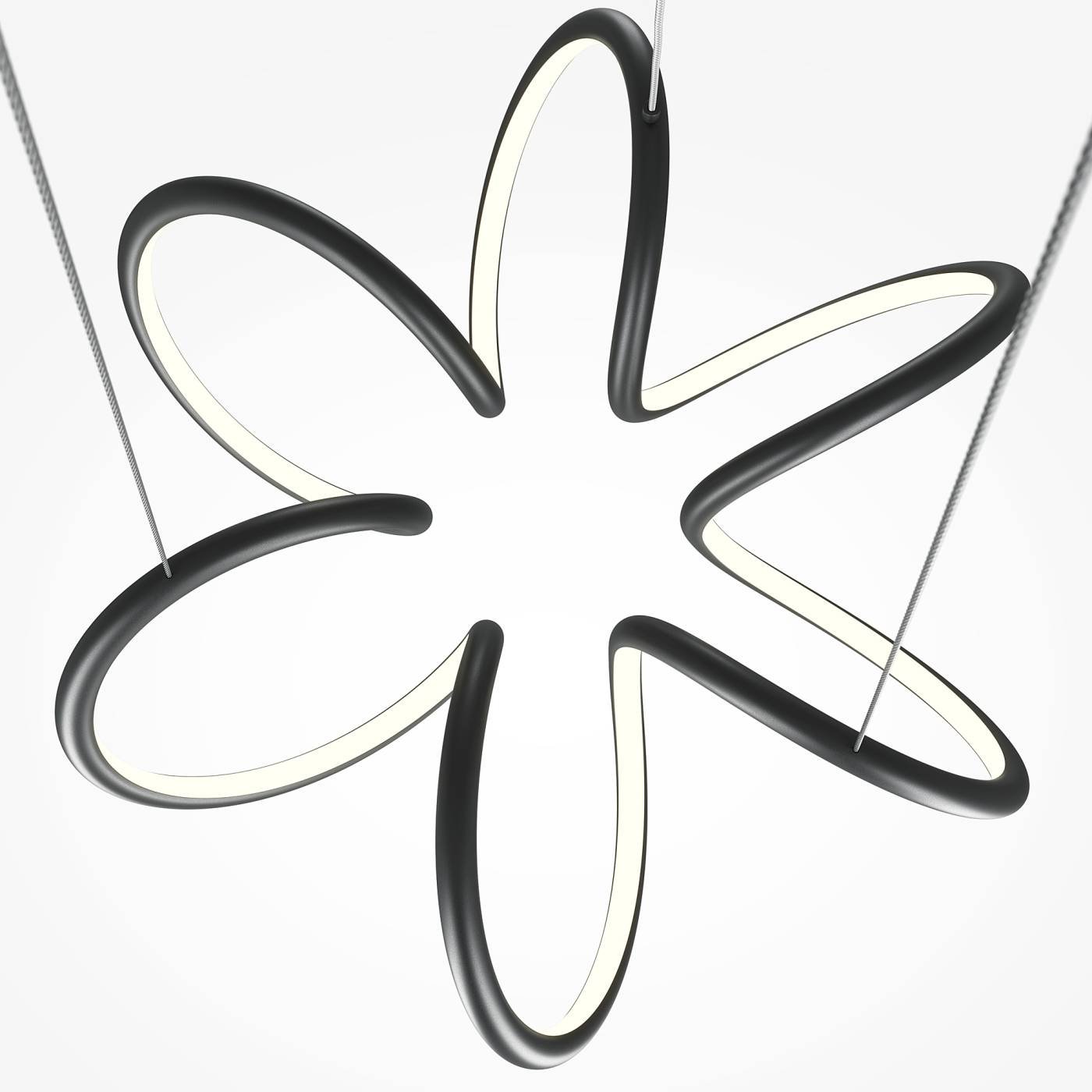 Подвесная люстра Maytoni Curve MOD241PL-L60BK