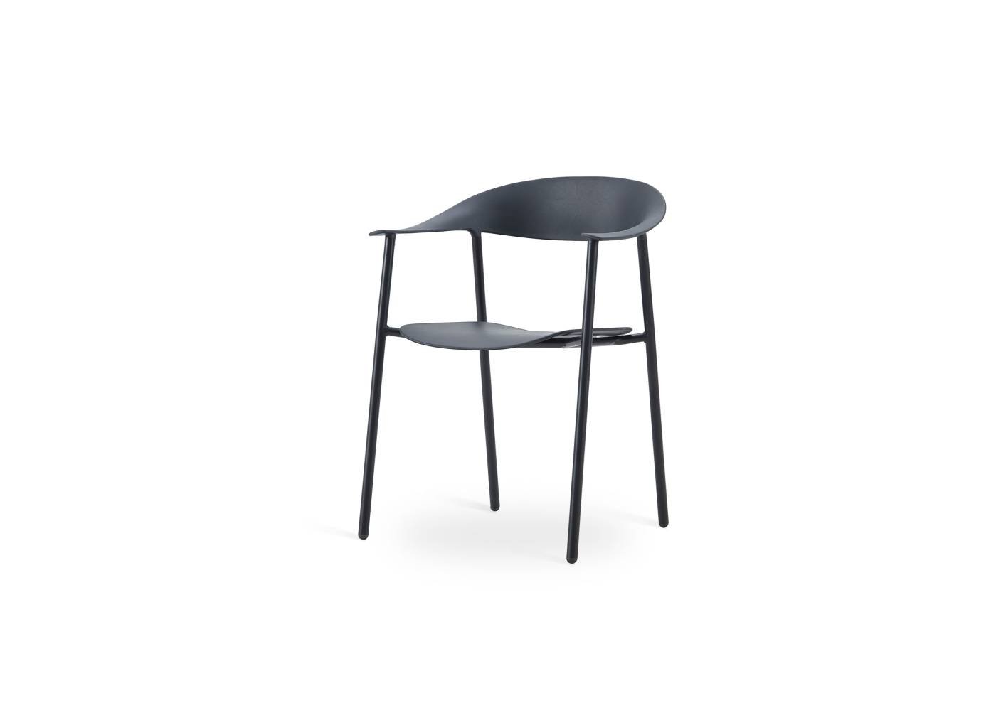 PC018 black Стул пластиковый Stool Group Eila УТ000039771