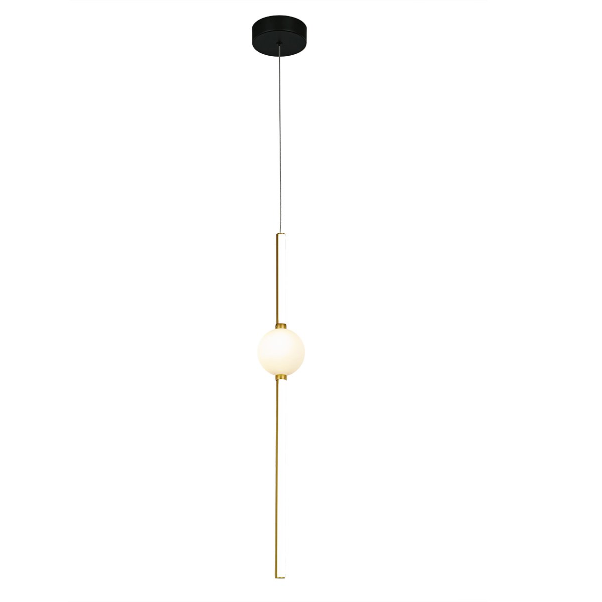 MD21001050-1A black/gold Светильник подвесной Delight Collection MD21001050 MD21001050-1A black/gold