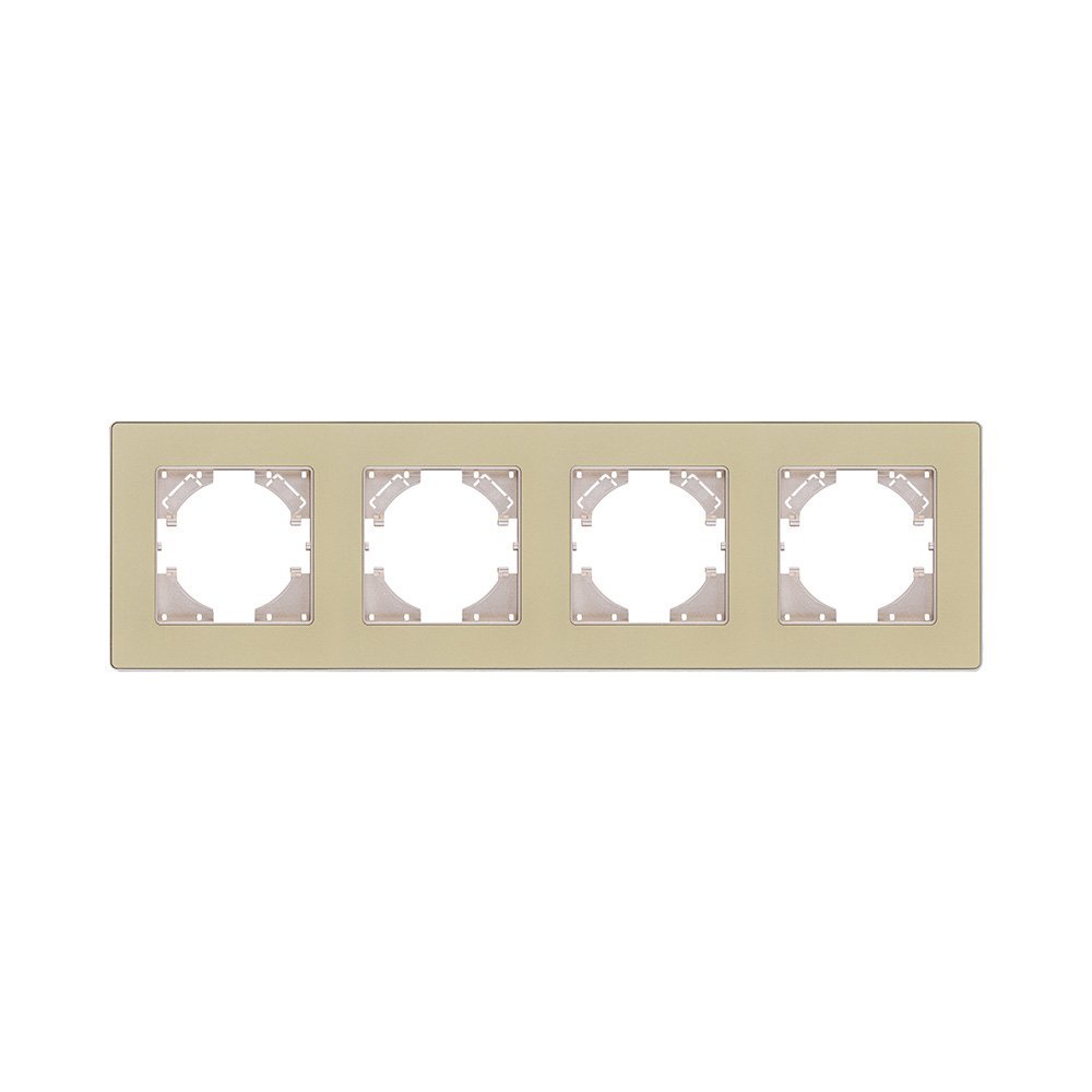 EA4GD Рамка 4-постовая, золотой Kollinger Eleganz Acryl EA4GD