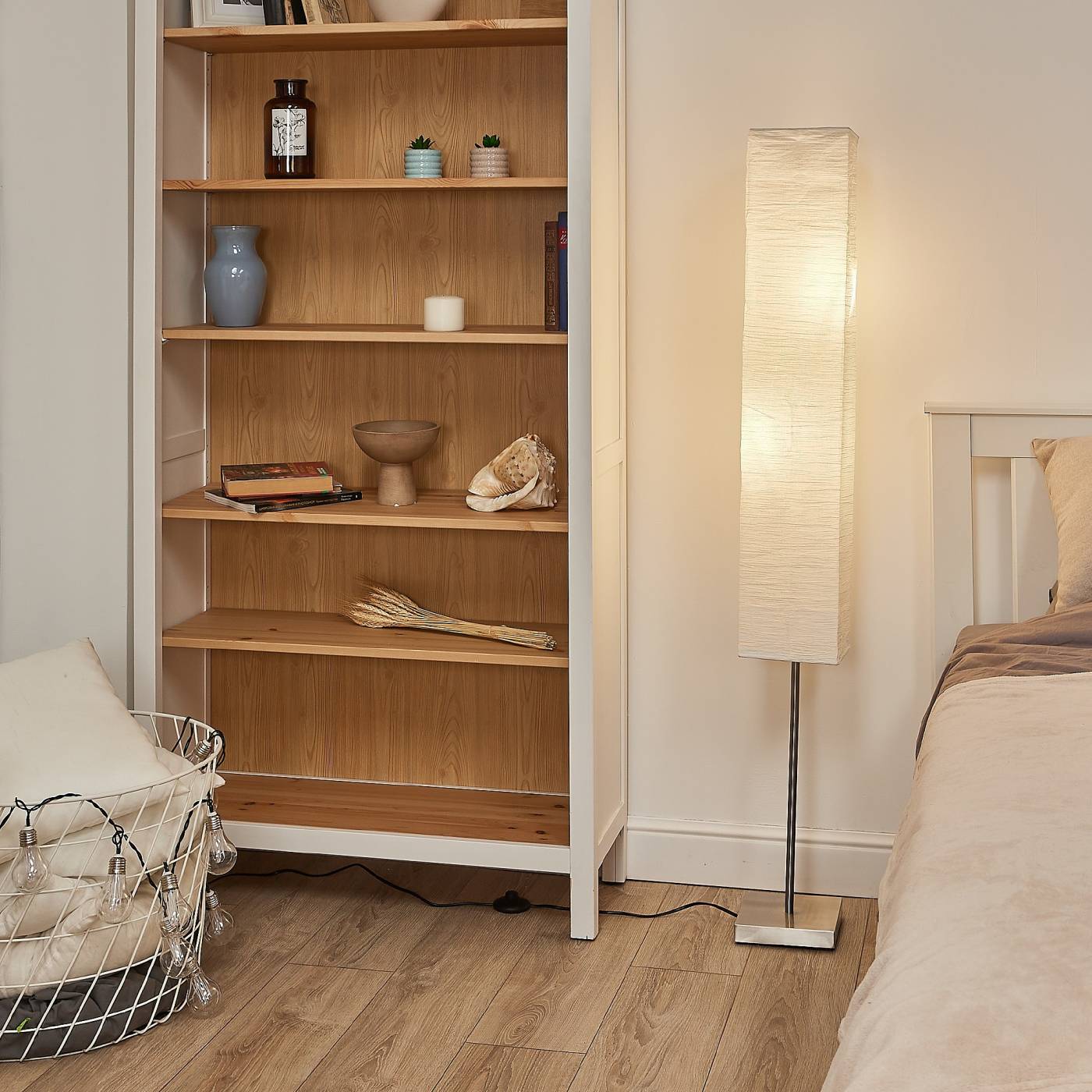 Торшер Uniel UML-T400 2хE27 WHITE