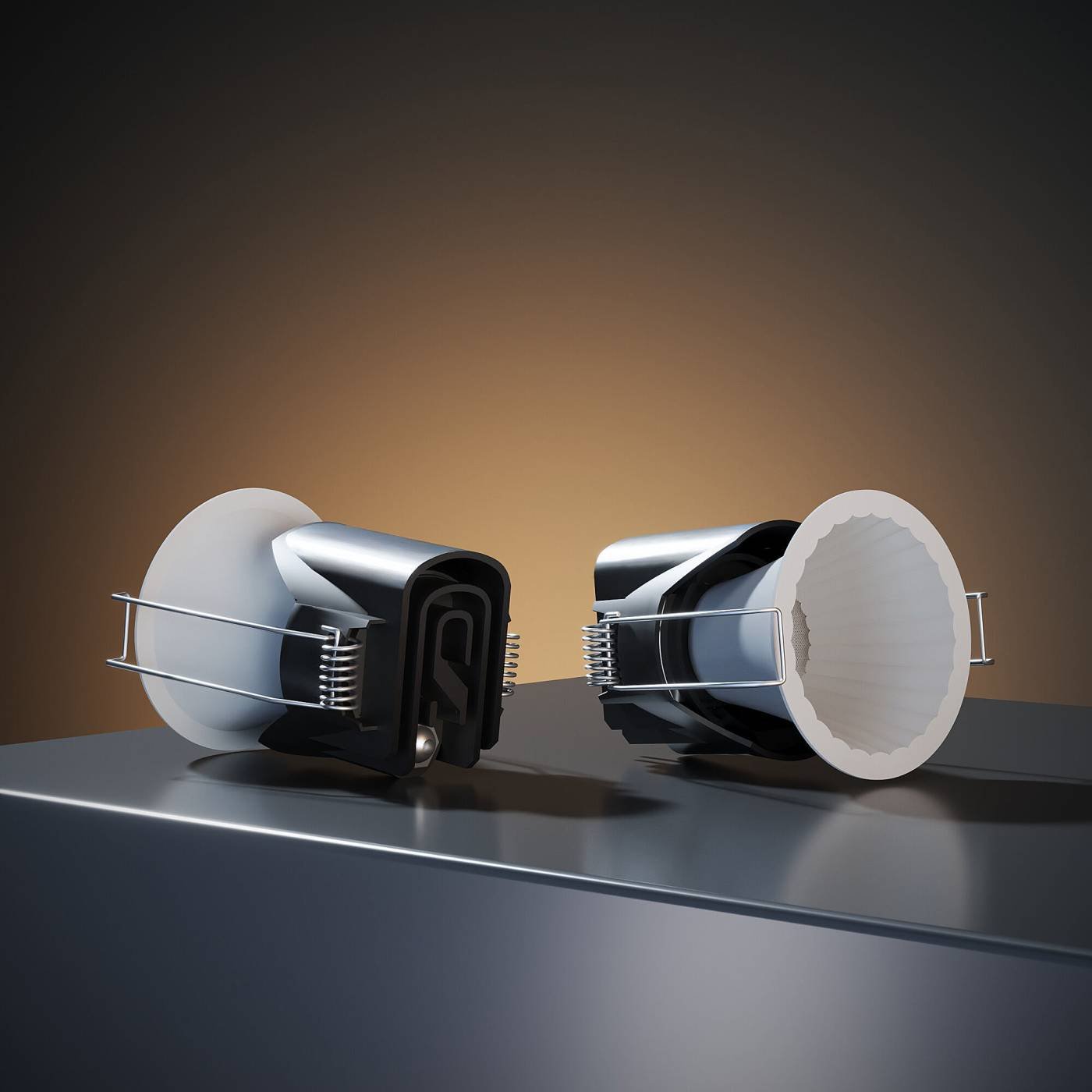 Встраиваемый светильник Elektrostandard Arco 15274/LED 12W 3000K белый IP44