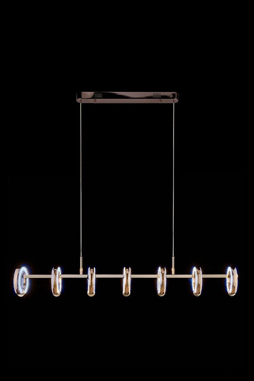 Светильник подвесной LEON Ani LE7710/7L Black Chrome
