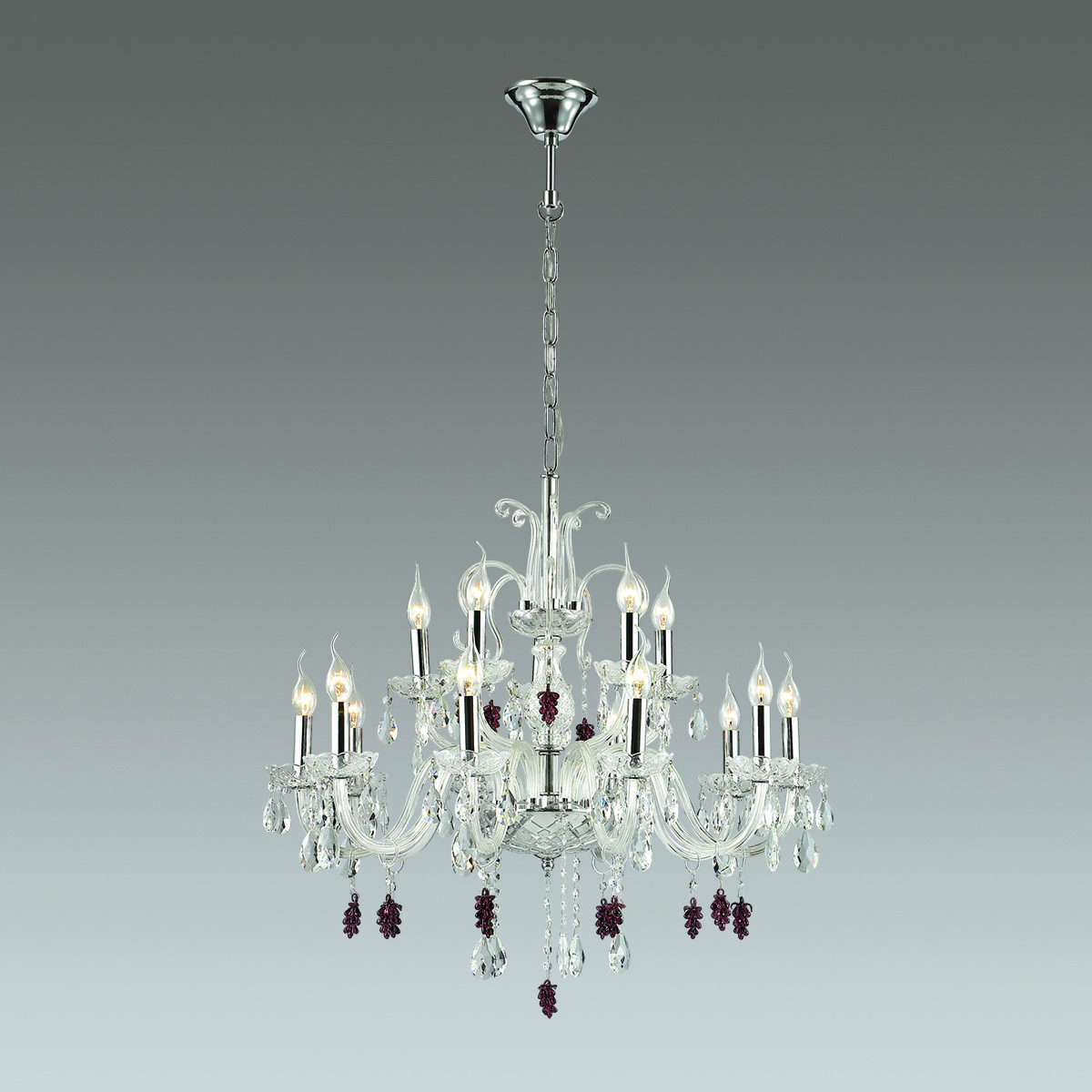 3946/15 Подвесная хрустальная люстра Bocciolo Odeon Light 3946/15