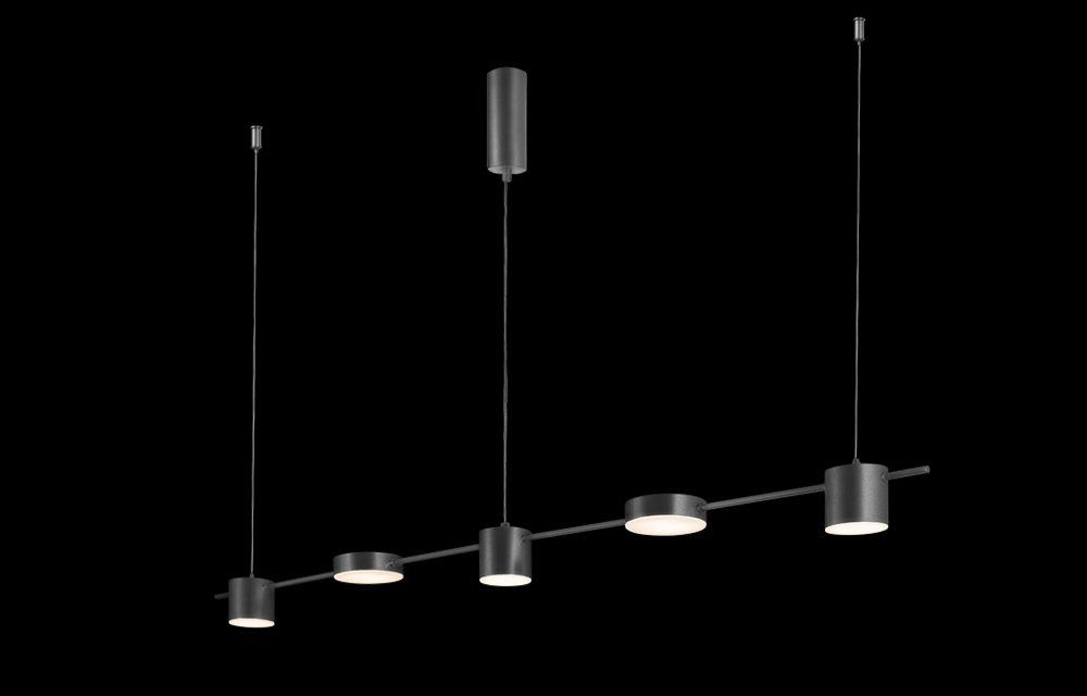 TRISTAN SP5 L1200 BLACK Светильник подвесной Crystal Lux Tristan TRISTAN SP5 L1200 BLACK