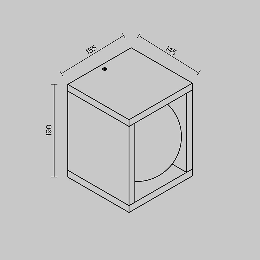 Настенный светильник Maytoni Slate O483WL-L10GF3K