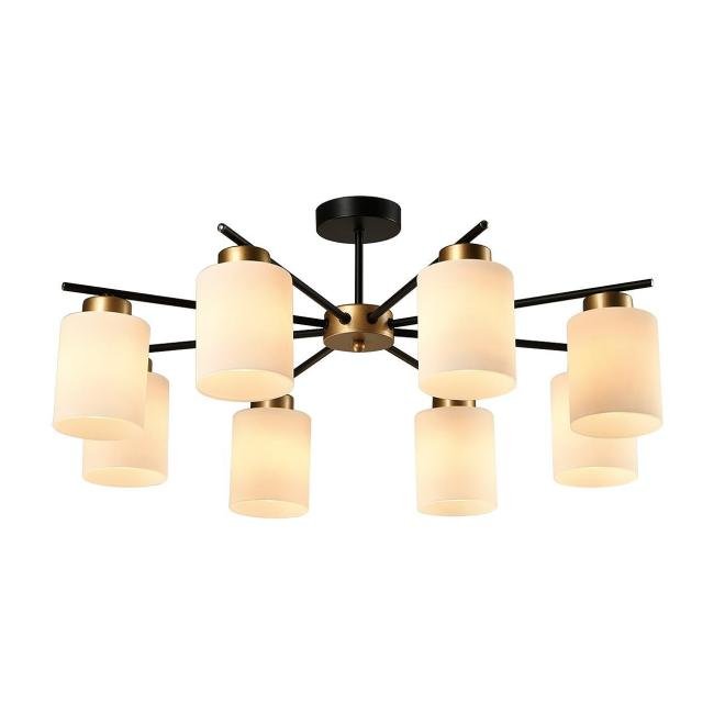 MD.22436-8-S-BK+MGD Потолочная люстра IMEX Troya MD.22436-8-S-BK+MGD