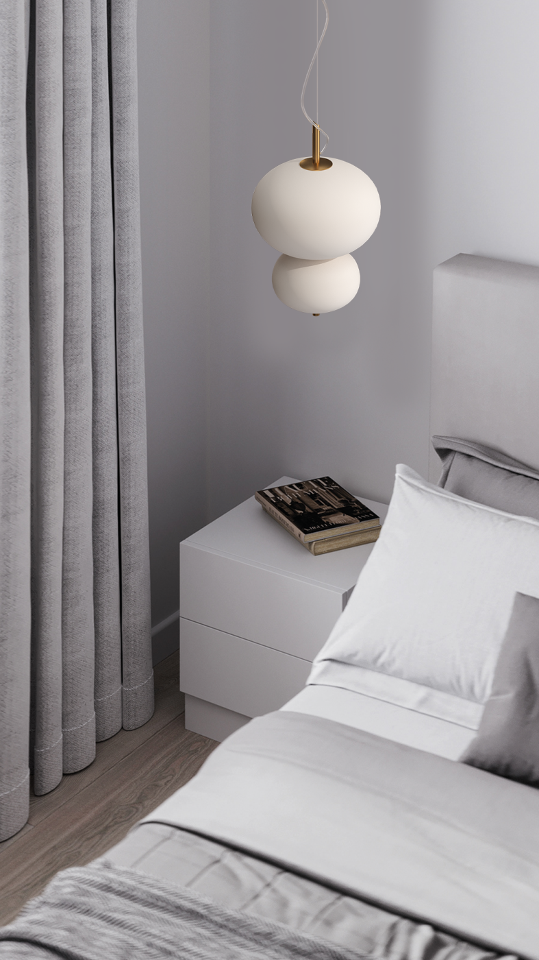 Светильник подвесной Milosh tendence Kameliya 0915PL-2AB