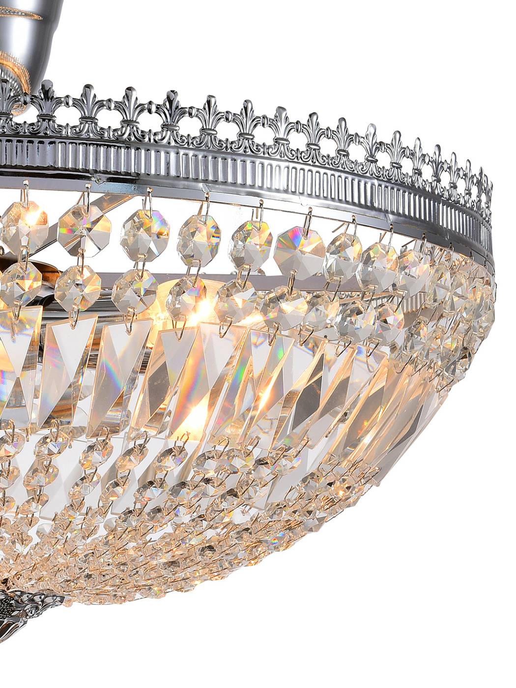 ROCOCO 81406/6C CHROME Потолочная люстра Natali Kovaltseva Rococo ROCOCO 81406/6C CHROME