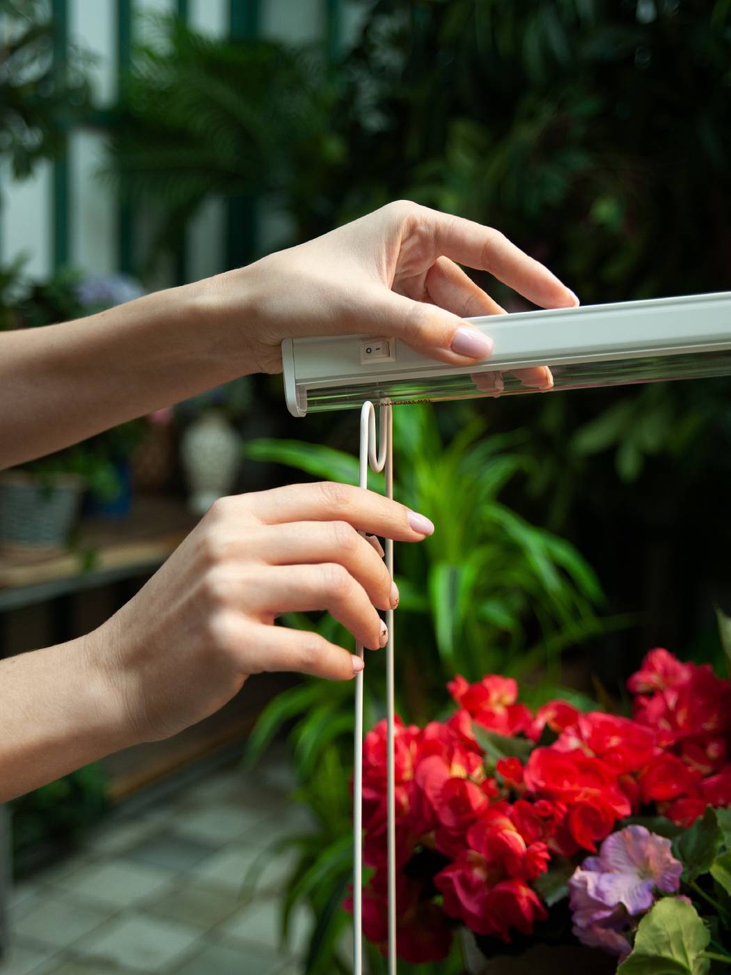 Подставка металлическая для светильника ULI-P, высота 800 мм Uniel UFP-G20S H80 WHITE