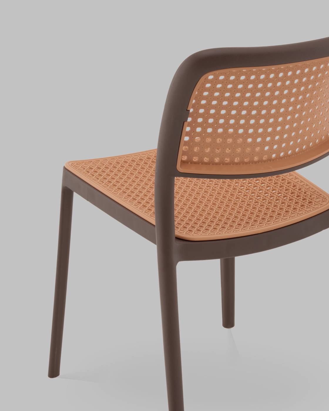Стул пластиковый Stool Group Yona PP-296 brown 36025