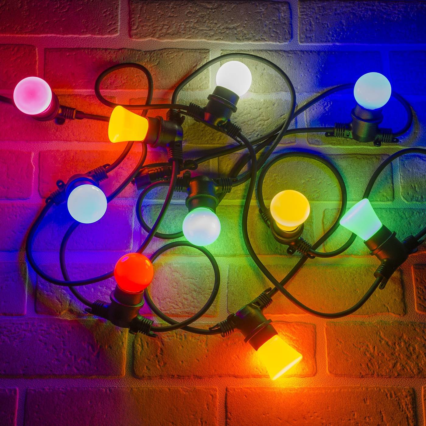 UDL-K121 10/E27/5M 5C IP65 BLACK BELT-LIGHT Гирлянда Uniel UDL-K121 10/E27/5M 5C IP65 BLACK BELT-LIGHT