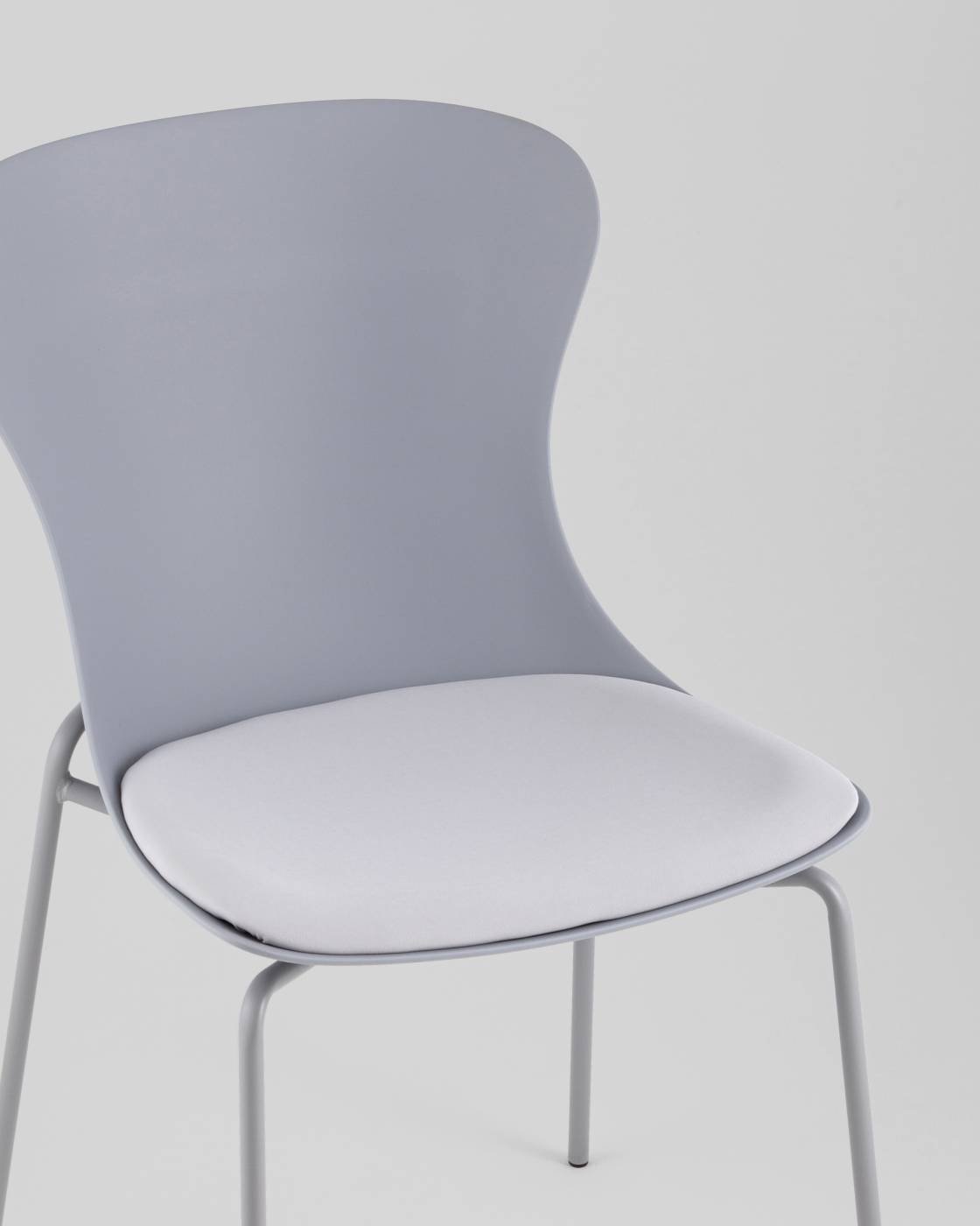 Стул пластиковый Stool Group Shaya D-025ACC grey
