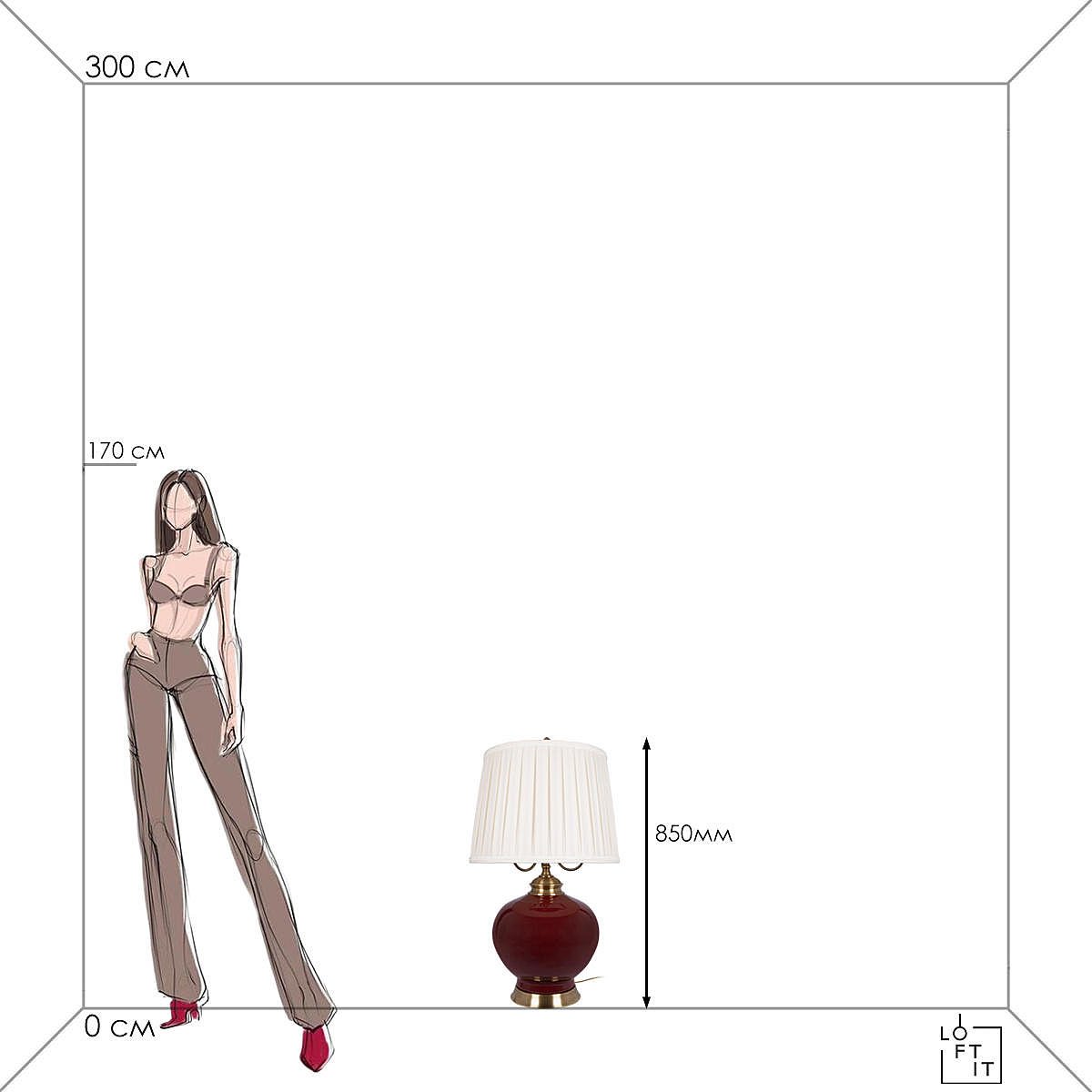 10267T/L Настольная лампа Loft It Ruby 10267T/L