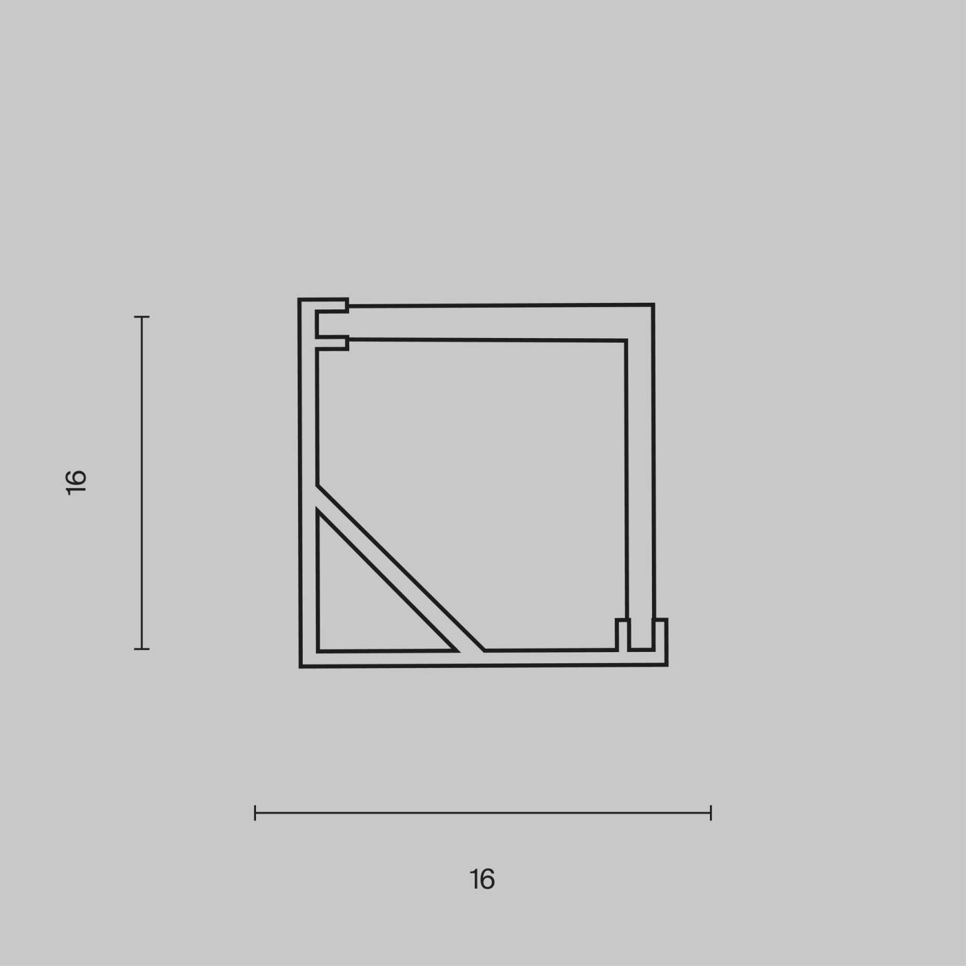 ALM009S-2M Профиль Maytoni ALM009S-2M
