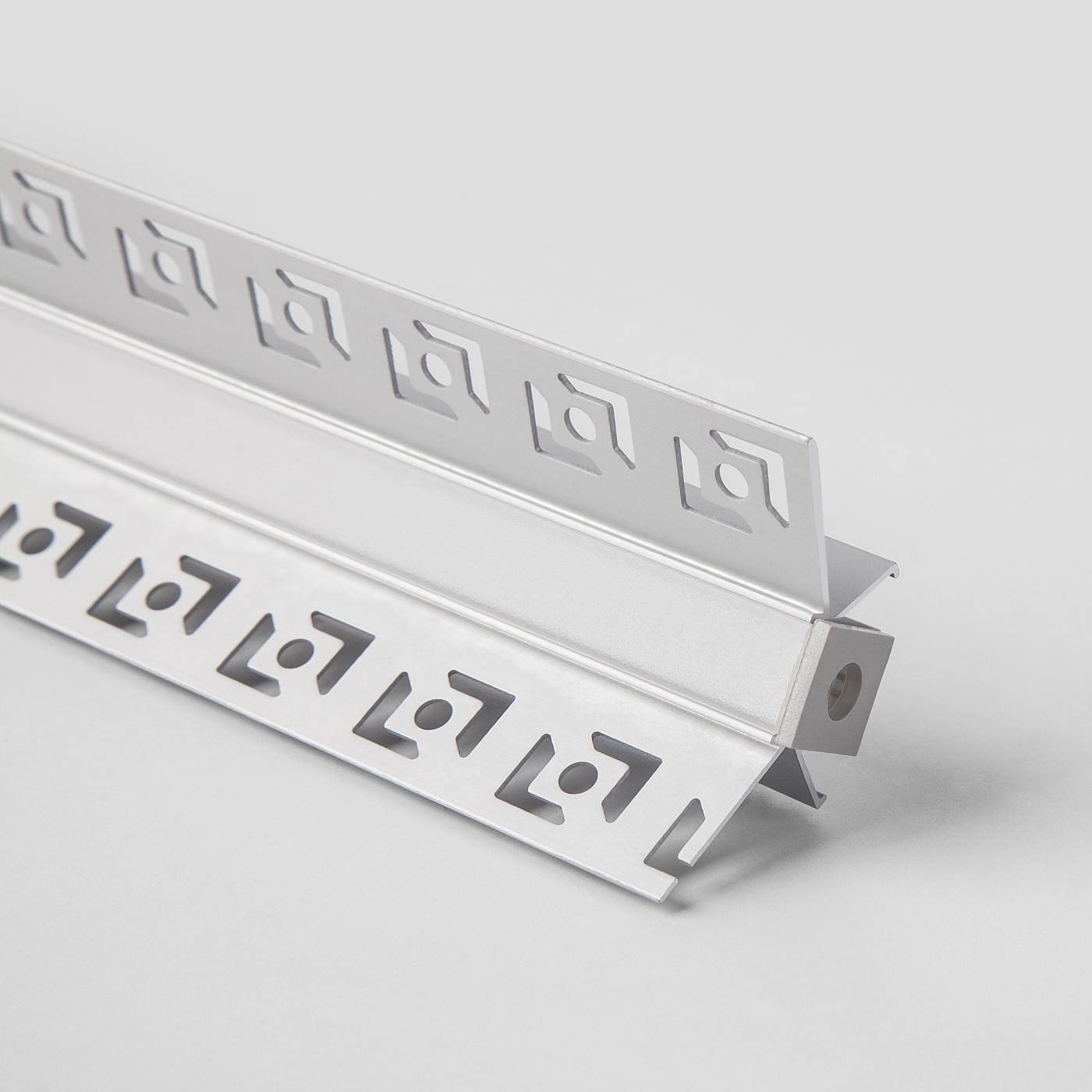 Встраиваемый угловой алюминиевый профиль Elektrostandard LL-2-ALP014 LL-2-ALP014 Встраиваемый угловой алюминиевый профиль (внутренний угол) для LED ленты (под ленту 9mm)