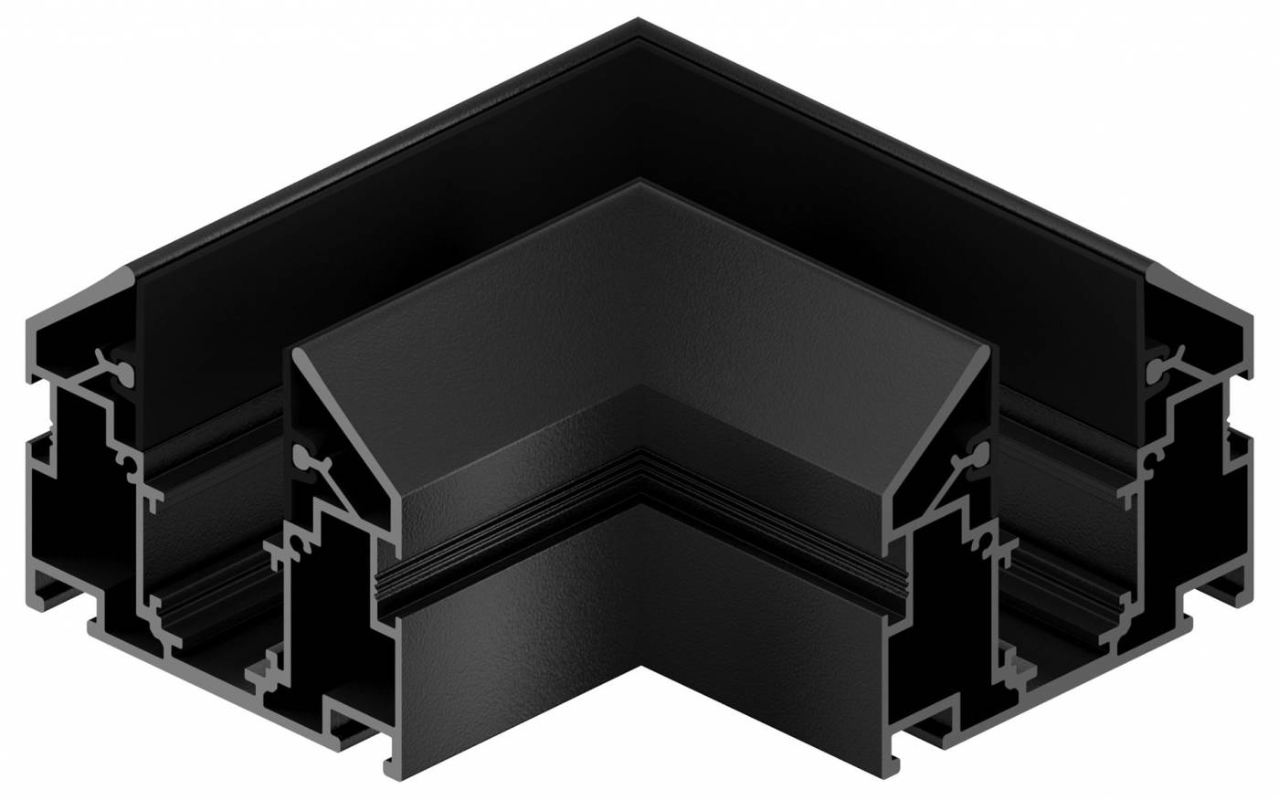 Коннектор угловой внутренний для шинопровода под натяжной потолок Hesby Lighting ElDeko HSBL_0187