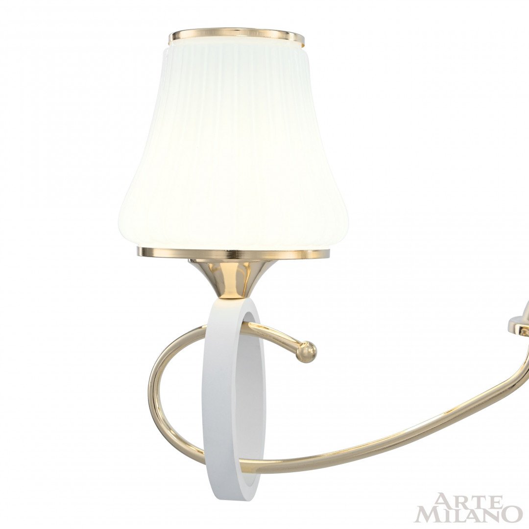 302387/3 Wh/Gd Подвесная люстра Arte Milano Florentia-2387 302387/3 Wh/Gd
