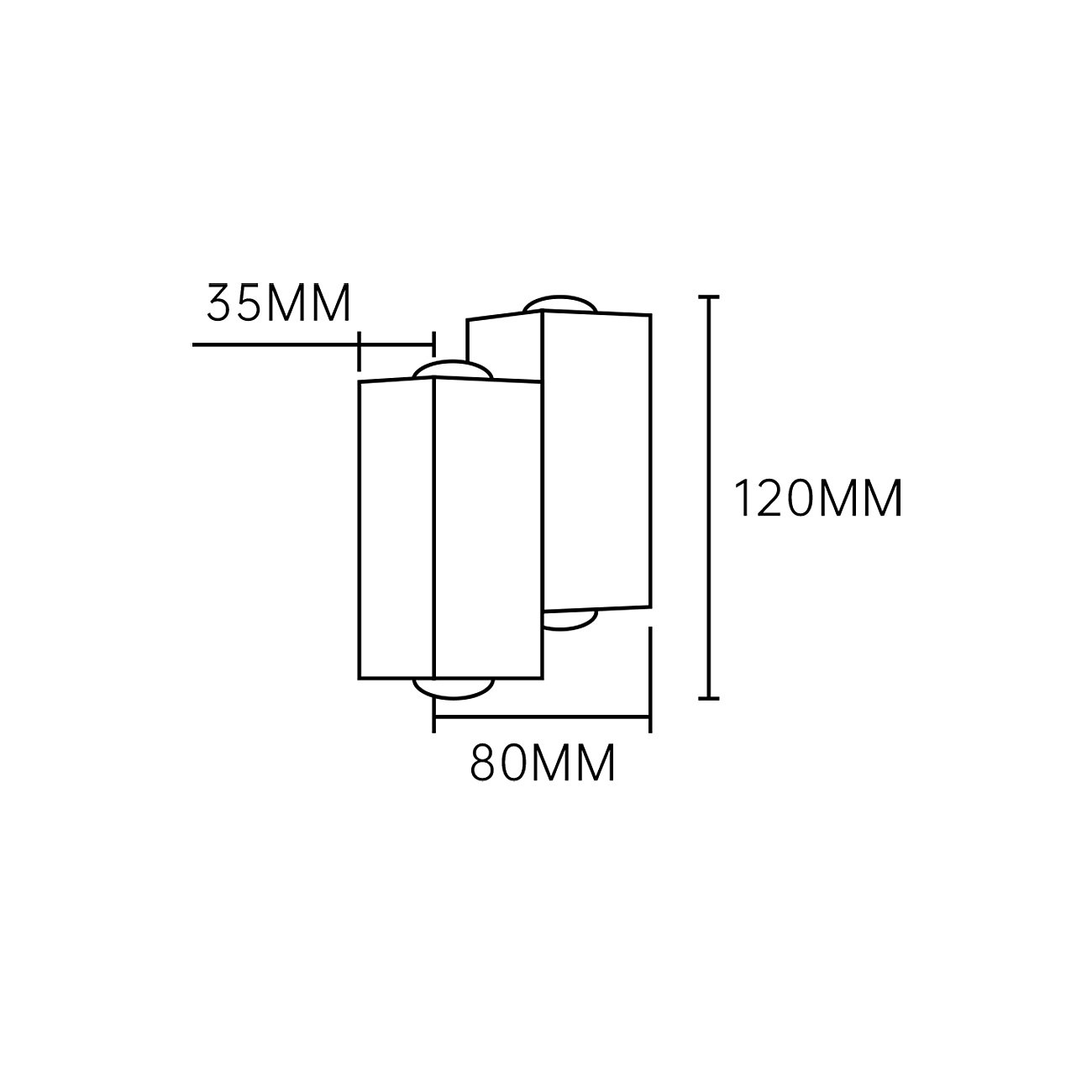 Уличный настенный светильник Escada 30005Led 30005W/02LED