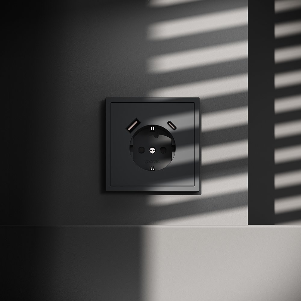 VLS040507 Розетка Voltum S70 VLS040507