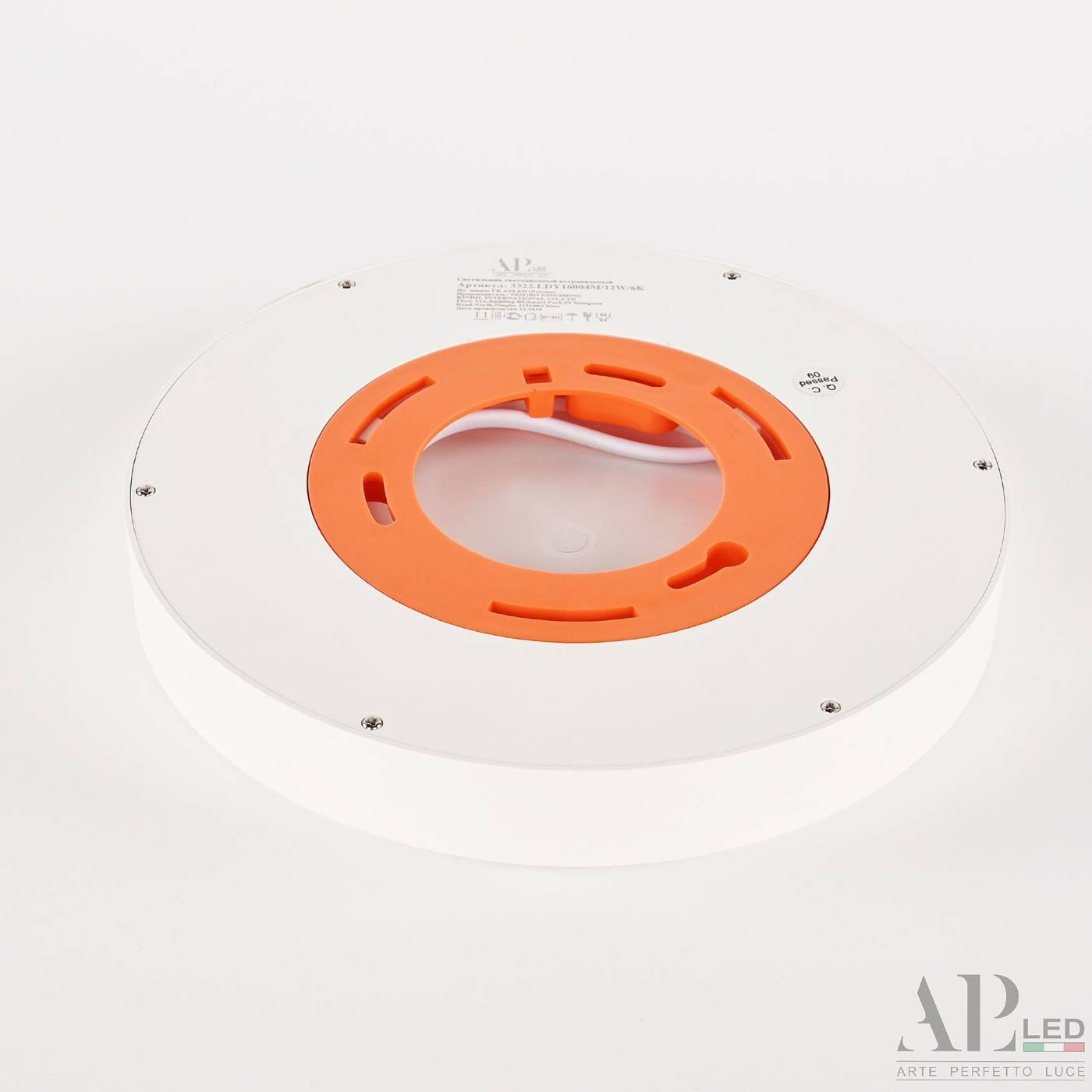 Светильник потолочный APL Led Ingrid 3322.LDY1604M/12W/6K