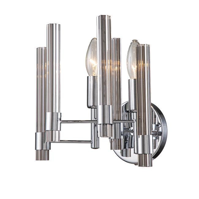 V000459 Настенное бра Indigo Favara V000459 11040/2W Chrome
