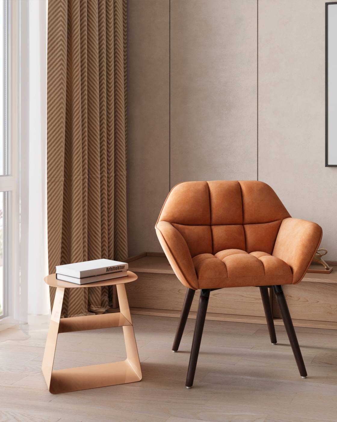 Журнальный стол Stool Group Leyre MT-123S DB-003