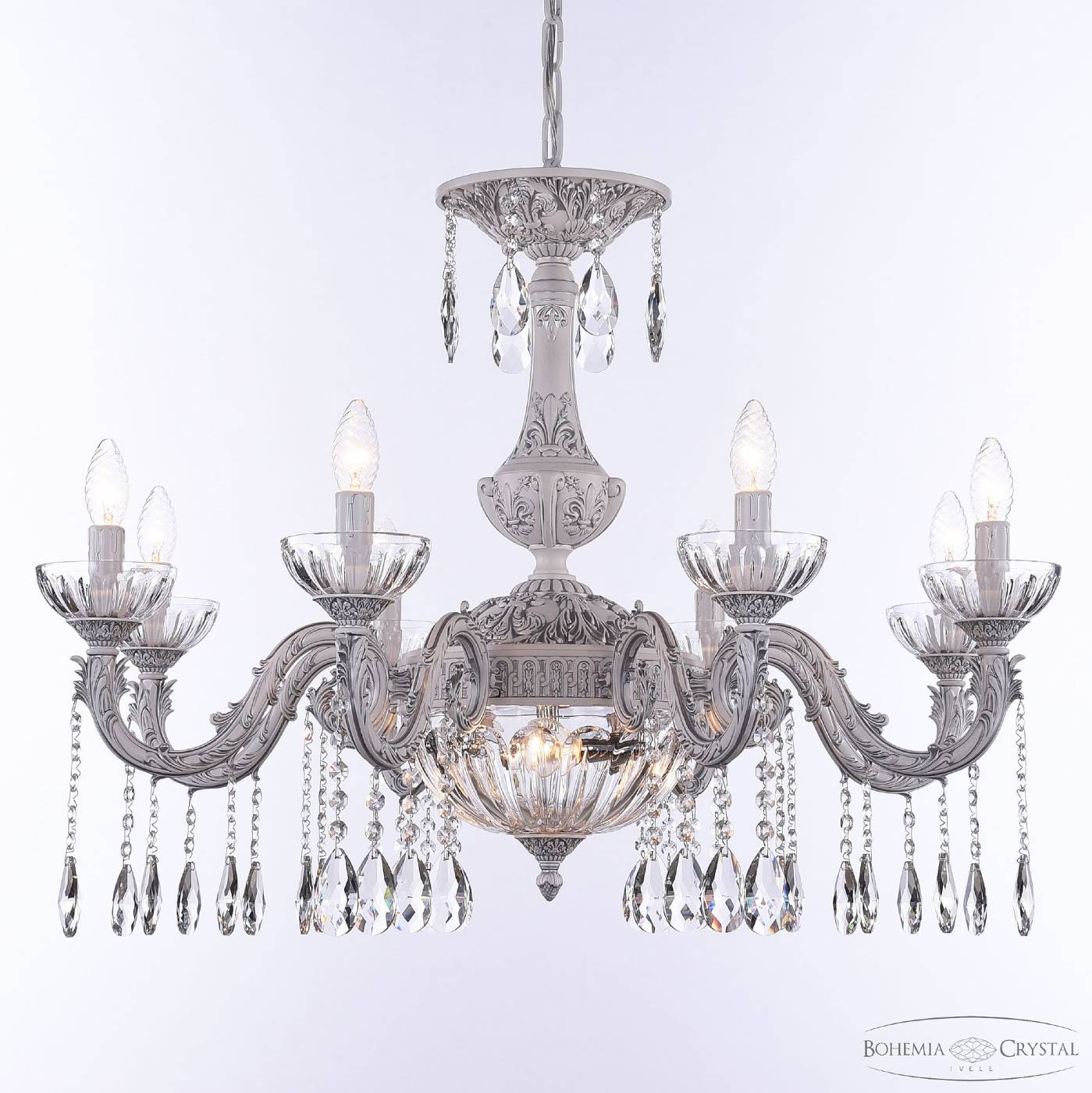 Подвесная люстра Bohemia AL7901 AL79101P/8/250 A WMN P Clear/M-1H