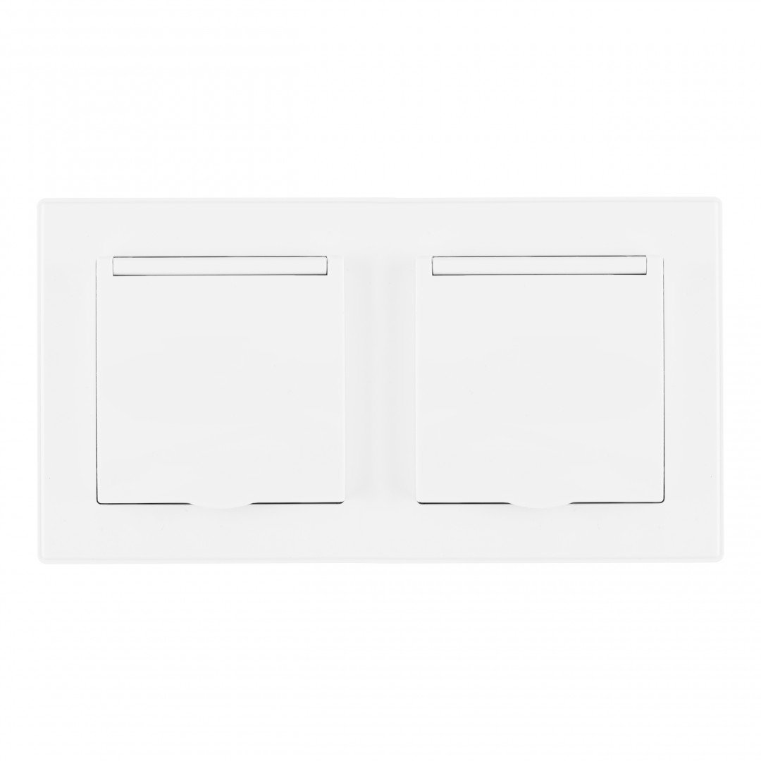 Розетка Arte Milano Set06-2 SET06-2-41-1x2 white