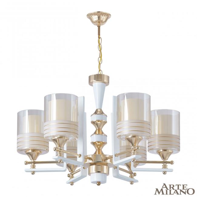306087/6 Wh/Gd Подвесная люстра Arte Milano Florentia-6087 306087/6 Wh/Gd