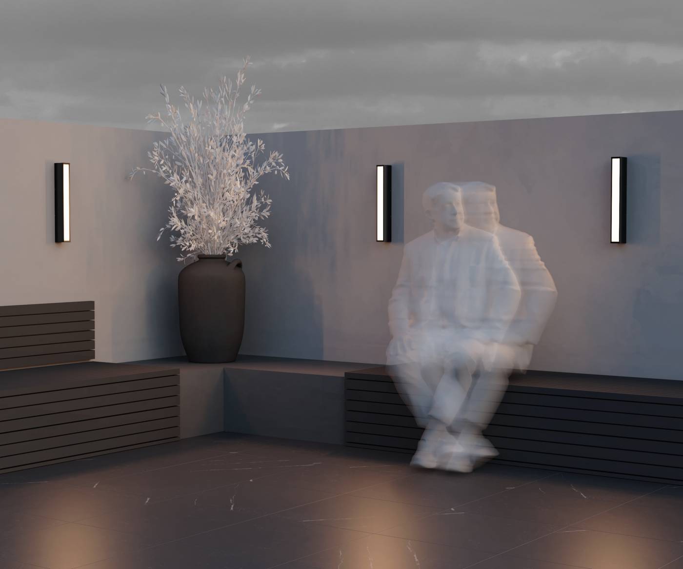 O571WL-L20B3K Настенный светильник Maytoni Corte O571WL-L20B3K